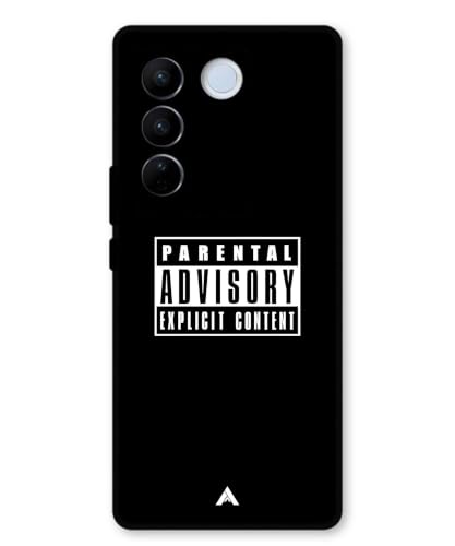 Image of Premium Explicit Case for Vivo v27e Soft-Touch Metal TPU Back Cover, Shockproof, Designer, Aesthetic Mobile Phone Case (Glossy Finish)