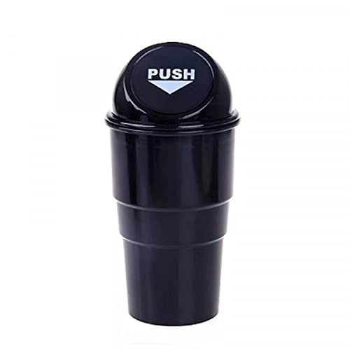 SOLDOUT Auto Trash Dust Case Mini Car Trash Garbage Can Holder Bin Box Car Styling Interior Accessories (Black)