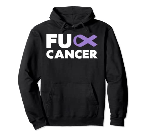 Fuck Cancer - Maglietta "Fuck Pancreatic Cancer Awareness Felpa con Cappuccio