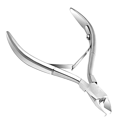 Red Square 1Pcs Cuticle Pusher Cuticle Remover 1pcs Cuticle cutter Professional Stainless Steel Cuticle Cutter Clipper Durable Pedicure Manicure Tools for Fingernails and... - Image 2