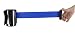 FixtureDisplays Stanchion Queue Barrier Post Wall Mount Retractable Ribbon 17' Belt Blue 12004-8-BLUE-FBA
