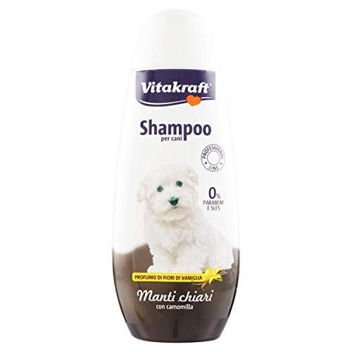 Vitakraft Shampoo Per Cani Shampoo Manti Chiari Con Camomilla 250Ml