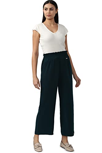 Image of Van Heusen Women High Rise Regular Fit Casual Pants