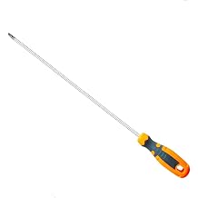Extra Long Torx T27 Torx Screwdriver T27H Magnetic Screwdriver Shank Length 12"/300mm Total Length 16.5"/420mm S2 Steel Home Repair Hand Tools