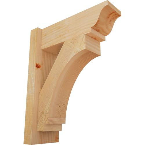 6"W x 16"D x 20"H Imperial Rough Sawn Traditional Outlooker, Douglas Fir