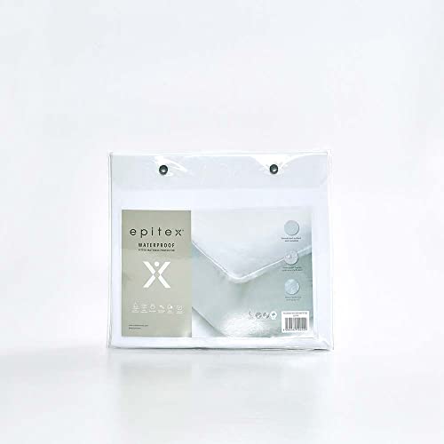 EPITEX Fitted Waterproof Fitted Mattress Protector Bed Protector Antibacterial And Anti-Mite Bedding Protector Waterproof (SUPER SINGLE)