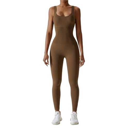 Ropa de yoga de una pieza premium sin costuras y efecto moldeador para gimnasio