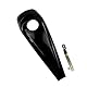 HDBUBALUS CNC Smooth Dash Fuel Console Cover and Gas Tank Cap for Harley Touring Model Schwarz
