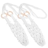 Porte-bouteilles suspendu portable - vous pouvez suspendre ce de rangement en filet dans le style que vous aimez, son apparence chic peut décorer la pièce, porte-sacs à bouteilles