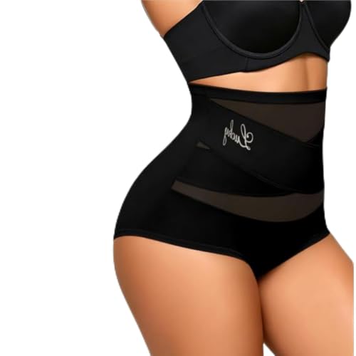 Pawirra Culotte Gainante Post-Partum Femme Ventre Plat, Invisible, Lot de 2