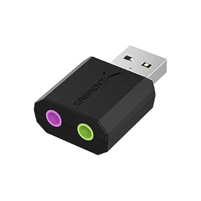 SABRENT | Adaptador USB a Jack de 3,5 mm para Auriculares con Entrada de micrófono | Tarjeta de Sonido Externa USB estéreo 3D | Compatible con PS4, Windows y Mac [AU-MMSA] | Ya disponible en tu tienda friki favorita! En mundofriki.es!