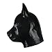 ALMYMM Hundemaske Latex Masken Petplay Hundemaske latexmaske Hunde Masken Sexspielzeug für Paar Sexspiel Sklave Cosplay Party Maskerade