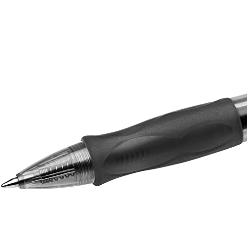 Bic Gel-Ocity St Original Gel Ink Rollerball Pens - Medium 0.7Mm Nib Tip - Blister Pack Of 3 - Black Ink #TOP2