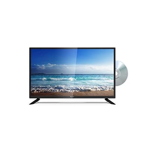 Norcent 32 Inch 720P LED HD Backlight Flat DVD Combo TV, VGA USB HDMI Digital TV Tuner Cable, Build-in DVD Player Dual Channel 3W Speakers Monitor Television (32 inch)