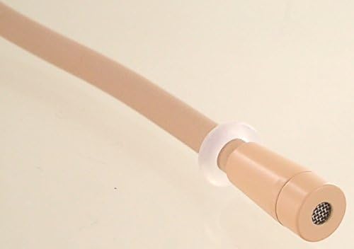 AVL623 Tan/Beige Color Professional Mini Sweat Resistant Headset Microphone for Sennheiser Wireless Systems. New Ergonomic, Flexible Frame, Easily Adjust to Fit