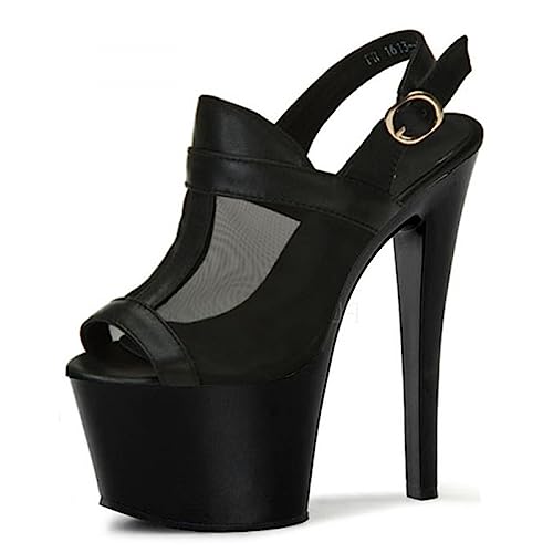 Sandales été talons hauts 15cm à bout ouvert pour soirées élégantes et grands événements