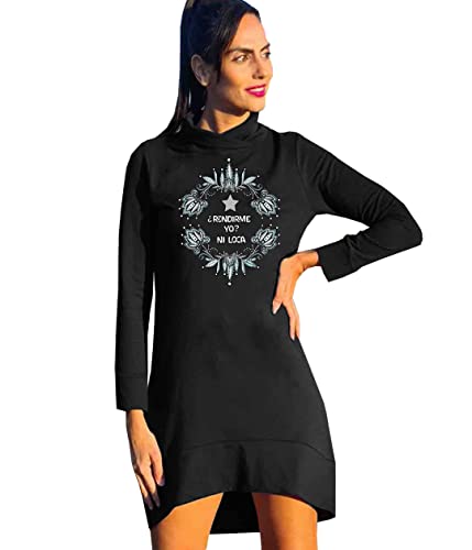 Vestido Terranova Loca de caída fluida y tejido suave para mujer