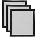 Ciieeo 3 Stück Feuerfeste Ofenrohrdurchführungen aus Hitzebeständigem Material mit Verbrühungsschutzring Graue Zeltofendurchführung für Camping und Outdoor