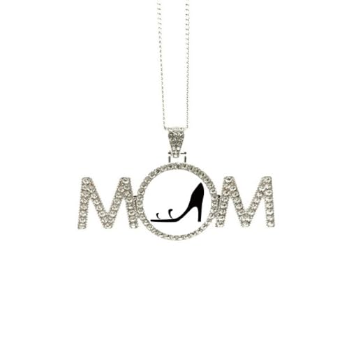 Collier noir forme talons hauts : bijou d'exception pour maman et grand-mère