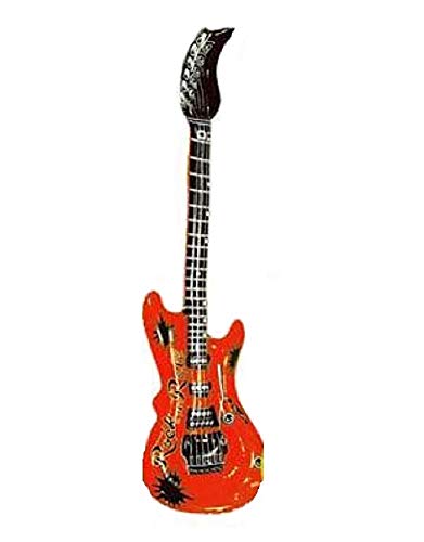 qdwq-US Pohly - Guitarra hinchable (100 cm), color rojo