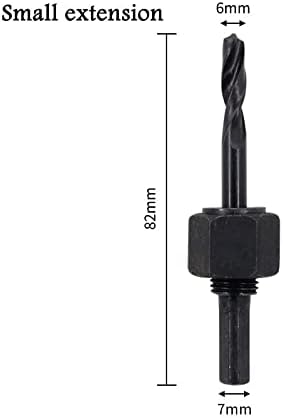 DIY Hole Saw Bit Cutting Set Kit -Core Drill Bit Set 19-127mm Hole Cutter Set for Plasterboard Ceiling Woodworking Hole Saw Kit Drill Bits Thin (Color : Blue 8PCS)