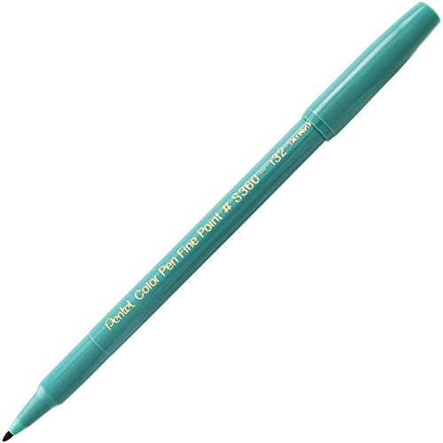 Image of Pentel Arts Color Pen, Grayish Green, Box of 12 (S360-132)