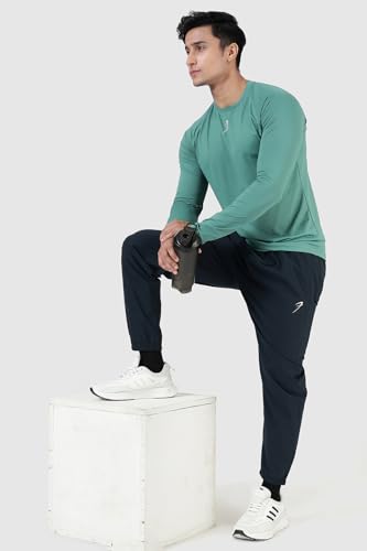 Image of FUAARK Men's Full Sleeves Gym Slim Fit T-Shirt