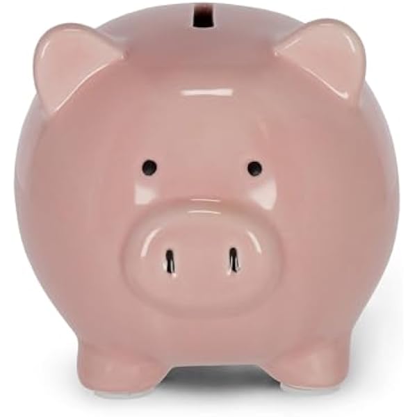 Legami Ceramiczna skarbonka - Coin Bank, świnka na pieniądze, portmonetka dla dzieci, pomysł na prezent urodzinowy, nauka oszczędzania pieniędzy