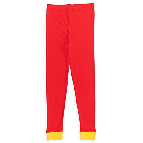 Dc Comics Justice League The Flash Little Boys Long Sleeve Pajama Shirt & Pant Set 7-8 #TOP2