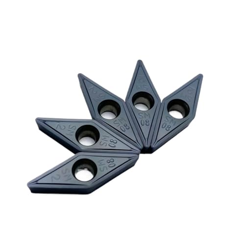 10 piezas Insertos de carburo VCMT160408 para torno CNC miniatura 1