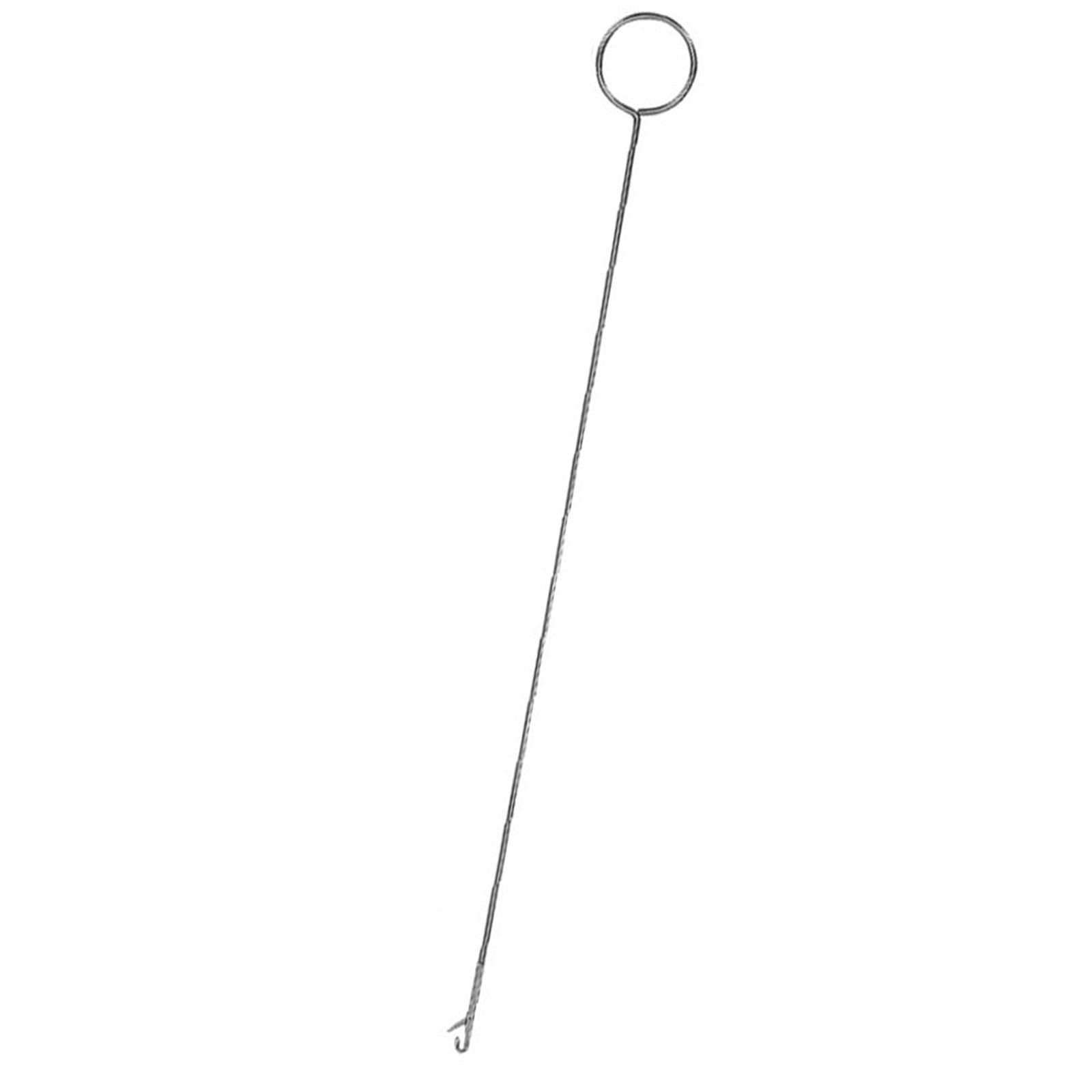 FackLOxc Metal Hook Threader for Elastic Bands & Drawstrings, Sewing Aid for Waistbands Sweatpants Shoelace Crafting Threading Tool Elastic Threader Tool
