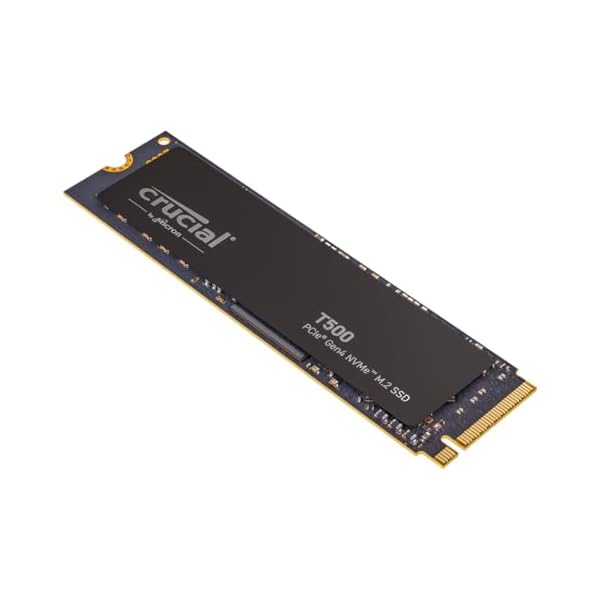 Crucial T500 SSD 500GB PCIe Gen4 M.2 Hasta 7200 MB/s