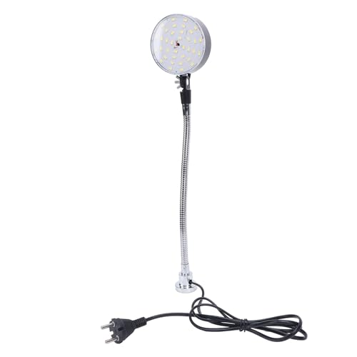Cuello de Cisne LED Flexible de 15W para Iluminación Industrial, Banco de Trabajo con Base Magnética para Torno CNC en Banco de Trabajo (Enchufe de la UE)