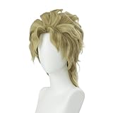 AEQPUIYE Dio Brando Wig Dio Same Cosplay Wig Character Role Playing Halloween Dress Up Gift for Adult Child