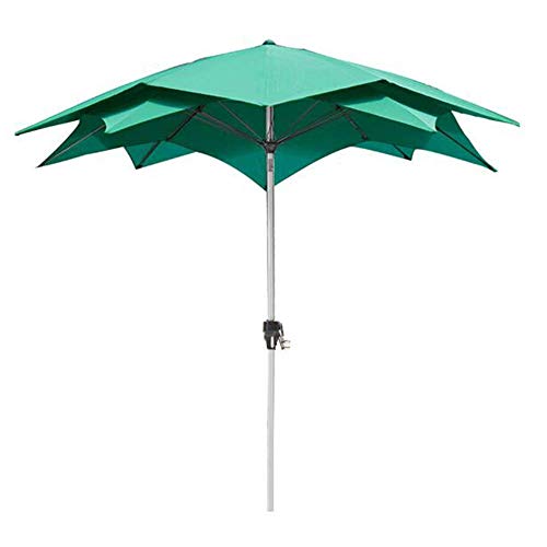Parasol de jardin anti-soleil inclinable en aluminium pour protéger la table