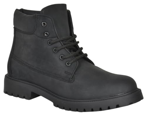 Image of West Code Mens Boots Synthetic Leather High Top Casual Shoes and Sneakers