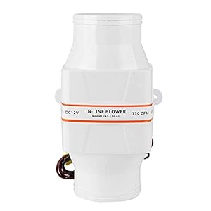 Aramox 24V DC Inline Luftgebläse 3 Zoll