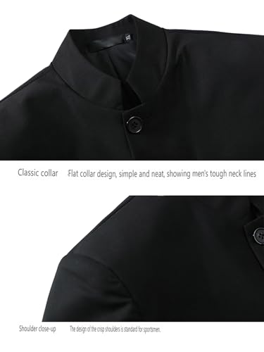 WQHSY Men's Chinese Tang Suit Jacket Pants Casual Stand Collar Blazer Wedding Dinner Festival Dress3