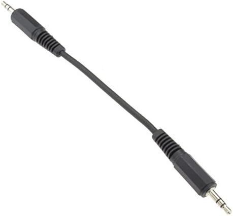 kenable 3.5mm Male Audio Jack Plug to Plug Stereo Mini AUX Cable Very SHORT 15cm 0.15m
