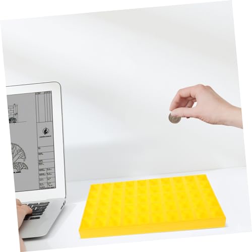 HOMSFOU caja organizadora multi-grid para monedas plástico miniatura 4