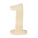 RAYHER 6162600Â Wooden Numbers, 4Â cm, 1