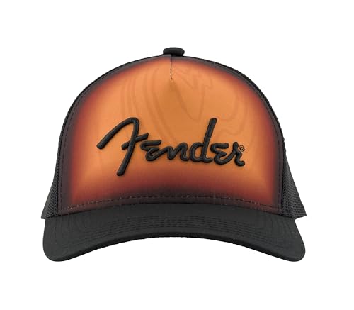 Chapeau Fender Sunburst multicolore pour guitaristes et fans
