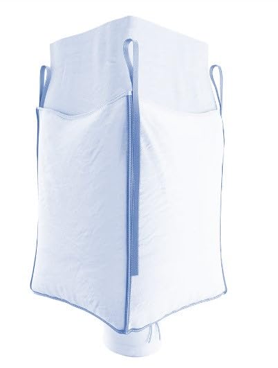 MULTISAC 271/R | Big Bag Laminado 90x90x100 Camisa + válvula de descarga. Con capacidad para 1000Kg, ideal para gestion de polvos, arinas o material fino. Bordon antifugas. (5)