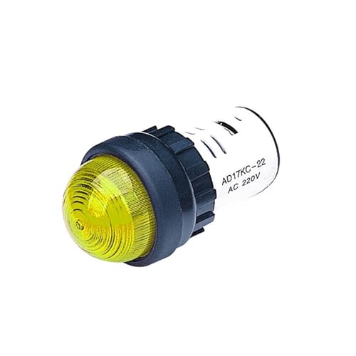 Voyant lumineux AD17KC-22 AC220V jaune témoin de contrôle KC