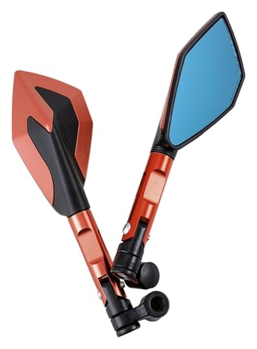 Espejos retrovisores moto estilo retro para rutas urbanas en TMAX 530 y TDM 850