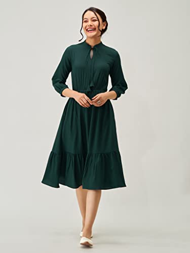 Image of AASK Women Fit and Flare Dress