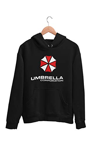 Blusa Moletom Casaco Umbrella Corporation Preto Unissex