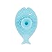 Innobaby Bathin Smart Silicone Cradle Cap Brush for Baby, Essential for Dry Skin & Eczema, Silicone Scrubber & Gentle Exfoliator with Suction Handle, Quick Dry Food Grade Silicone, Blue
