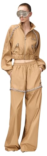 Crystal Slit Track Pant4