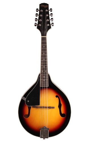Stagg M20 Left-Handed 8-String Bluegrass Mandolin with Adjustable Bridge - Violinburst